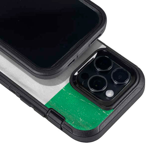 Nigeria Flag Distressed Otterbox Defender iPhone Skin